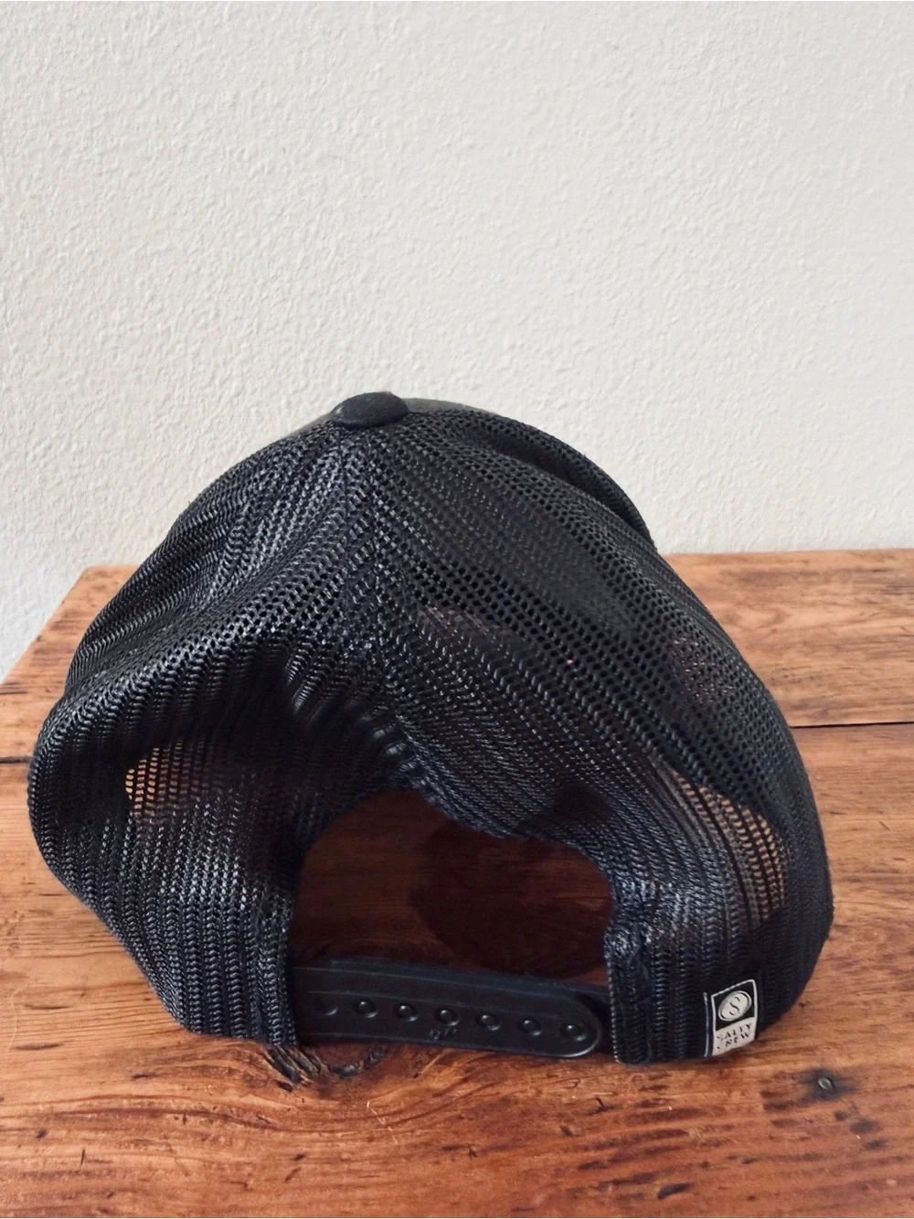 Salty Crew Black SnapBack Stealth Trucker Mesh Back Hat